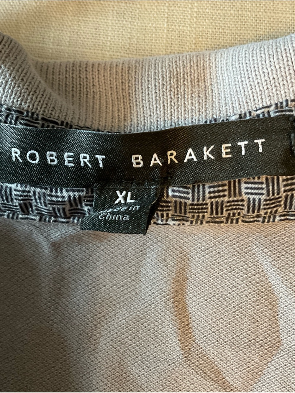 Robert Barakett Men's Light Lavender Polo Shirt - Picture 3 of 4